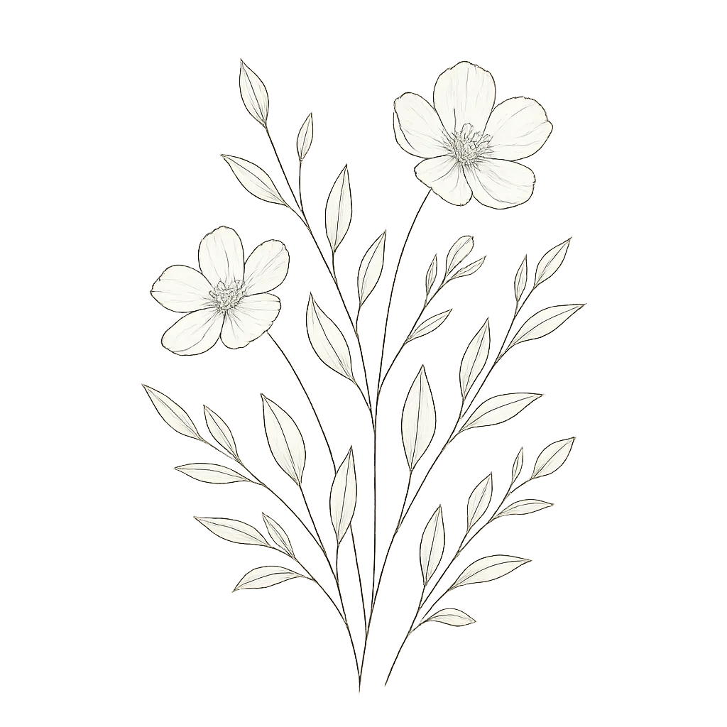 Bloemen achtergrond rechts